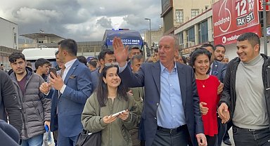 İnce, Hatay'da depremzedelerle buluştu