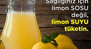 Limon sosu içeriğine düzenleme istendi