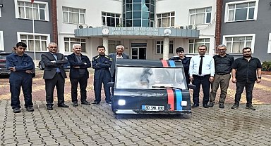 Liselilerin ürettiği elektrikli araç TEKNOFEST'te yarışacak