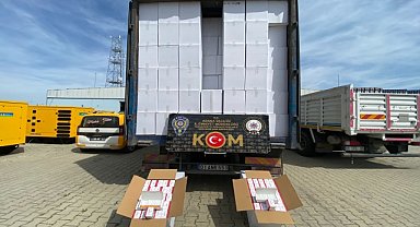 Adana'da 28 milyon 550 bin kaçak makaron ele geçirildi