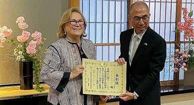 Güler Sabancı'ya "Japonya Büyükelçisi ödülü" takdim edildi