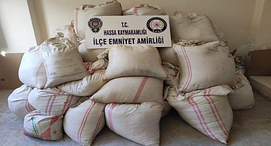 Kaçak tütün ele geçirildi