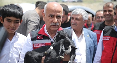 Kirişci: Hayvan yardımlarına başlanıldı
