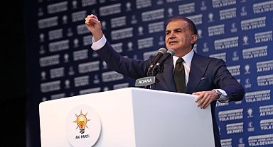 Ömer Çelik, partisinin Adana mitinginde konuştu