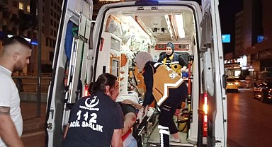 Otomobille çarpışan bisikletin sürücüsü ağır yaralandı