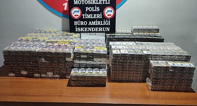 1500 paket kaçak sigara ele geçirildi