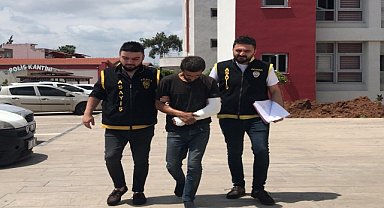 Hasarlı binada yakalanan hırsızlık zanlısı tutuklandı