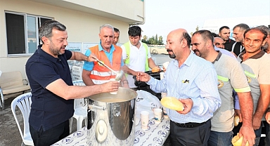 Kocaispir mesaiye şantiyede başladı