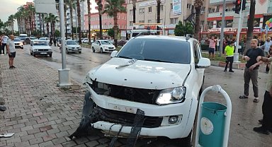 Trafik kazasında 2 kişi yaralandı