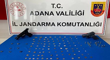 Adana'da 96 sikke ve 8 gümüş yüzük ele geçirildi
