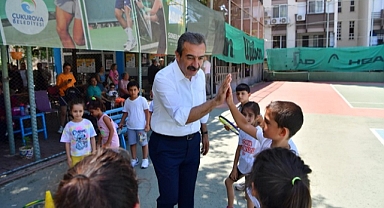 Çukurovalı çocuklar spor yapıyor