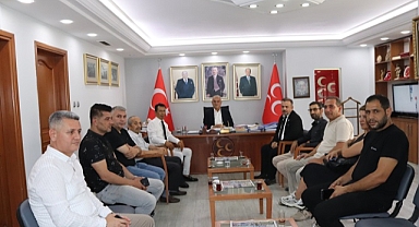 DSP’den MHP’ye ziyaret
