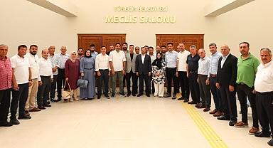 Hac’dan dönen Kocaispir’e ziyaretçi akının