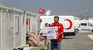 Kızılay’dan depremzedelere kurban eti