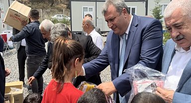 MHP heyeti deprem bölgesinde