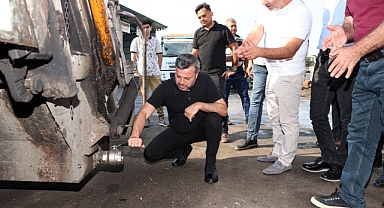 Kocaispir şantiyede işçilerle buluştu