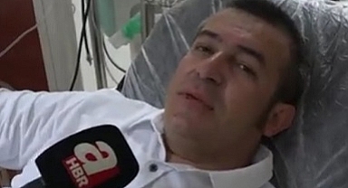 GAZETECİ HALİL İBRAHİM UĞUR'A SALDIRI