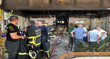 BEYAZEVLER MAHALLESİ'NDE KAFE YANGINI