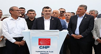 CHP YUMURTALIK İLÇE BAŞKANINA DAYAK!