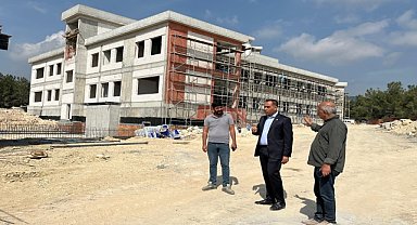 Devlet Hastanesinin inşası sürüyor