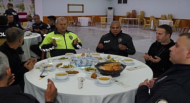 Polisler iftarda bir araya geldi