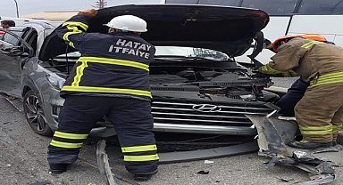 Zincirleme trafik kazasında 7 kişi yaralandı