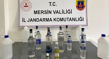 Kaçak içki imalatına baskın