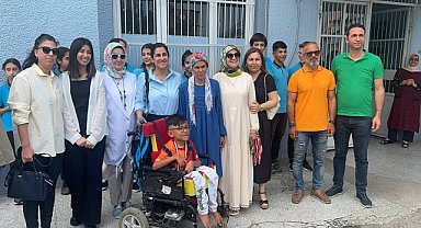 Kozanlı bedensel engelli öğrencinin sınav başarısı