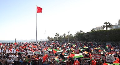 "Büyük Filistin Mitingi" düzenlendi