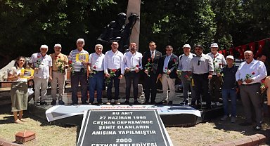 Ceyhan depreminde hayatını kaybedenler anıldı
