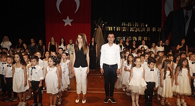 ÇUKUROVALI MİNİKLERİN MEZUNİYET HEYECANI