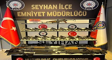 Denetimlerde ruhsatsız 77 silah ele geçirildi