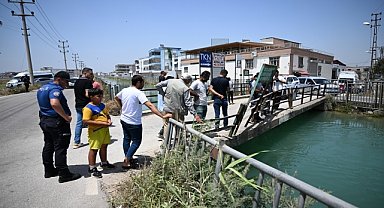 EŞİNİ KURTARMAK İSTERKEN CAN VERDİ