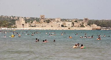 Kızkalesi doldu taştı