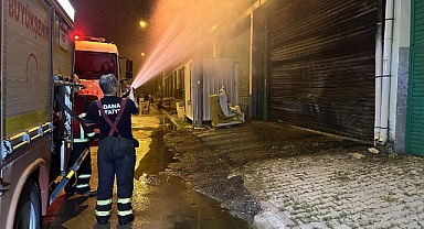 Komşu iş yerini kundakladı