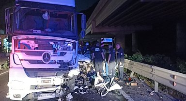 POZANTI'DA TIR KAZASI CAN ALDI