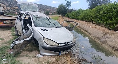 SULAMA KANALINA UÇTU: 5 YARALI