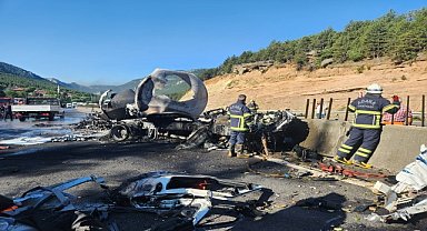 TIR YANGINI SÖNDÜRÜLDÜ