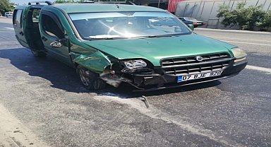 Trafik kazasında bir kişi yaralandı