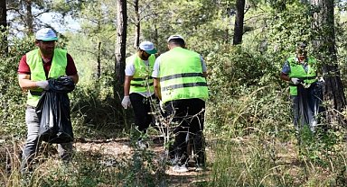 250 kilogram cam atık topladılar