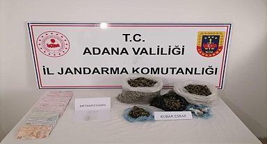 Adana'da uyuşturucu operasyonunda 3 zanlı yakalandı