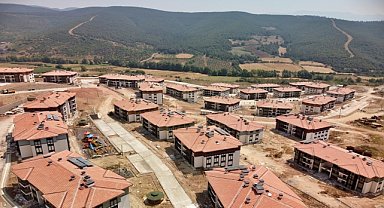 Hasanbeyli'deki deprem konutlarının bitmek üzere