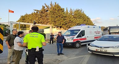 Otomobilin çarptığı motosikletteki 4 kişi yaralandı
