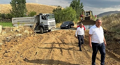 Tufanbeyli’de yol çalışmaları başladı