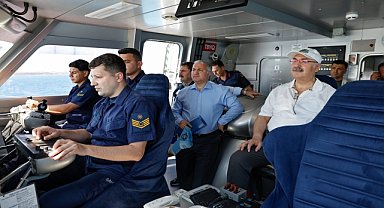Vali Köşger, liman alanını ve sahilleri inceledi