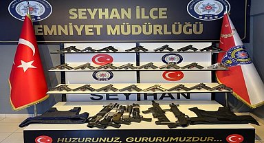 34 ruhsatsız silah ele geçirildi