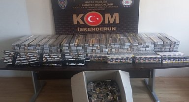 4 bin 90 paket kaçak sigara ele geçirildi
