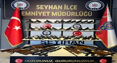 43 ruhsatsız silah ele geçirildi