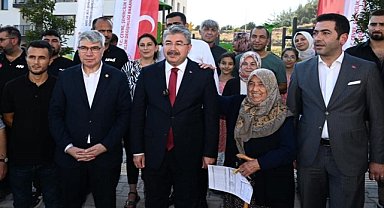 90 konut depremzedelere teslim edildi