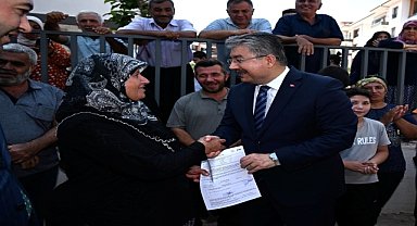 DEPREM KONUTLARI TESLİM EDİLDİ